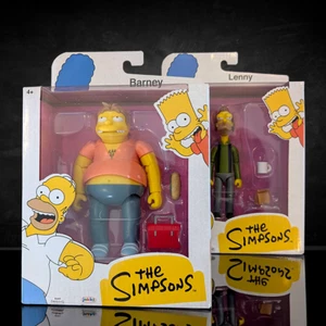 Barney Gumble and Lenny Leonard Combo Wave 4 Action Figure | The Simpsons | 5in - Picture 1 of 7