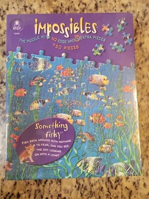 Impossibles - Something Fishy Puzzle With No Edge by Bepuzzled 750+5 Pieces NEW - Image 1 of 4