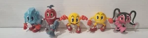 PAC-MAN GHOSTLY ADVENTURES 5 FIGURES, FREE TRACKED POSTAGE - Foto 1 di 11