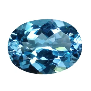 18.850 CTS INCANTEVOLE LUCENTEZZA BLU TOPAZIO NATURALE OVALE PIETRE PREZIOSE SFUSE - Foto 1 di 1