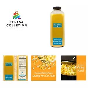 Premium Popcorn Salt - Franklin’s Gourmet Butter Flavored, Vegan + Kosher - Picture 1 of 11