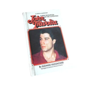 VINTAGE 1970er John Travolta signiertes Buch Schauspieler Filmstar Barbarino Pulp Fiction - Bild 1 von 8