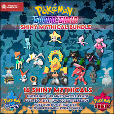 Shiny Mythical Bundle | Pokemon Sword & Shield | Legit | Ultra Shiny | 6IVS