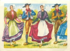 RIGAUDON RIGODON PROVENCE DANSE DANCE TANZ IMAGE CARD 1950'S - Picture 1 of 2