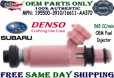 NUEVO SINGLE Denso OEM "565CC" inyector de combustible para Subaru Legacy 2000-2006 2,5 L H4 Foto 1 de 4