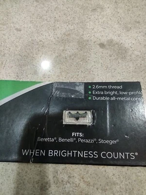 Mira de escopeta de fibra óptica verde TruGlo rosca de 2,6 mm Foto 1 de 4