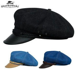 Sombrero de Motociclista Sterkowski Harley Denim Algodón Vintage Retro Motociclista Azul/Negro - Imagen 1 de 13