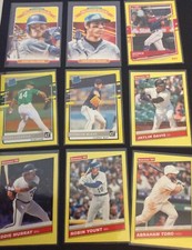 2020 Donruss -Yellow Parallels SP - RC's, Vets & Variations - Complete Your Set