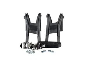 Wellgo Bicycle Pedals Toe-Clip with Strap -Black - Picture 1 of 1