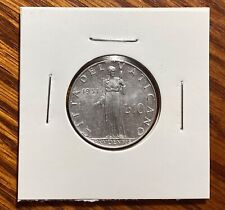 Vantican City 1951 Pius XII 5 Lira Coin (AU-UNC) KM# 51