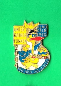 Pin Karneval Unterrather Funken Blau Gelb 1950 - Bild 1 von 1