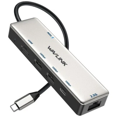 Laptop Dock, 10Gbps USB C 3.2 Laptop Docking Station with 100W Power Delivery - Image 1 of 4