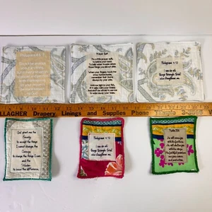 6 handgefertigte Gebetsdecken Konvolut Unikate - Bild 1 von 5