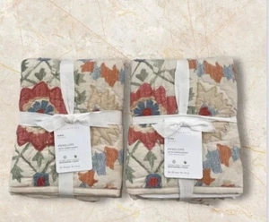 New Pottery Barn PENELOPE Handcrafted King Sham Set/2 NWT - Picture 1 of 4