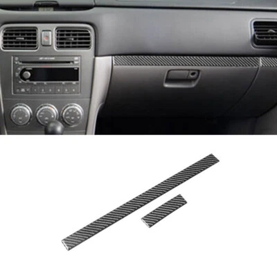 Cubierta decorativa de fibra de carbono copiloto para Subaru Forester 2005-2008 Foto 1 de 4