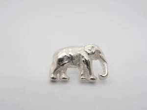 Elefante : Spilla da giacca in Argento 925 - Elefantino Portafortuna - Fortuna - Picture 1 of 8