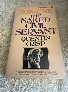 The Naked Civil Servant Quentin Crisp 1978 Signet Signed Rare Gay LBGTQ Autobio - Picture 1 of 14