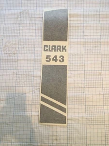 2x PEGATINAS BOBCAT CLARK 543 700mm X 44mm NEGRO MINICARGADORA - Imagen 1 de 1