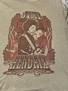 VINTAGE JIMI HENDRIX Rock'n'Roll Gitarre Legende Konzert Band T-Shirt Distressed - Bild 1 von 7