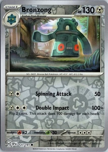 Bronzong - SV08: Surging Sparks #127/191 Reverse Holo Common - Picture 1 of 2