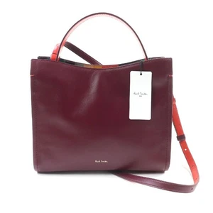 Kiwami Paul Smith Apw571 Logo 2Way Leder Schultertasche Handtasche Barkande - Bild 1 von 10