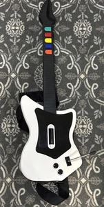 Red Octane PS2 Wireless Guitar White Guitar Hero Playstation 2 ohne Dongle - Bild 1 von 7