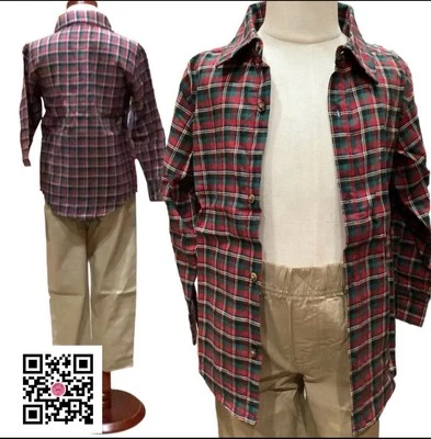 Conjunto de camisa y pantalón Carter’s de 2 piezas a cuadros con botones delanteros de algodón varias tallas Foto 1 de 4