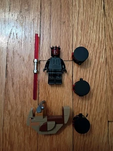 Lego Darth Maul (SW1333) Minifigure from 75383 with his Speeder & 3 Probe Droids - Picture 1 of 4