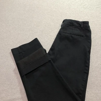Pantalones de vestir Forever 21 para mujer S tiro medio negocios oscuro minimalista oficina salón Foto 1 de 4