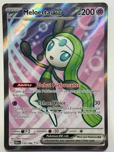 Meloetta ex - Secret Rare SV: Black Bolt 159/086 NM - Picture 1 of 2