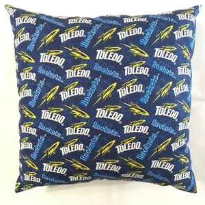 NCAA TOLEDO RAKETEN KOMPLETT 15 X 15 BAUMWOLLKISSEN - GESCHENKE 1 Stile - Bild 1 von 5