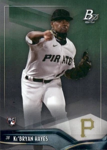 2021 Bowman Platinum Base #51 Ke'Bryan Hayes RC Pittsburgh Pirates - Picture 1 of 2