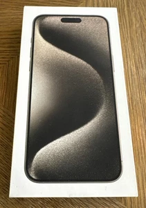 Original Apple iPhone 15 Pro Max Natural Titanium Box w/ Inserts Box Only 256GB - Picture 1 of 8