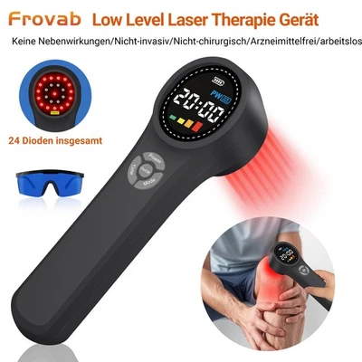 FROVAB LLLT Kaltlaser Gerät 660/810/980nm Schmerzlinderung für Gelenke Muskeln Menschen