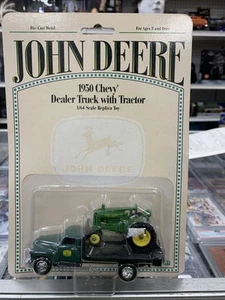 1/64 1950 Chevy John Deere Dealer Truck with John Deere Model A Tractor - Picture 1 of 5