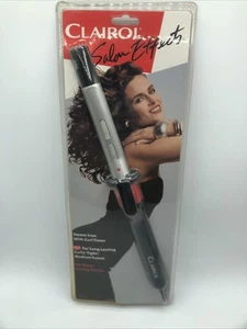 Vintage 1992 Clairol Salon Effekte 3/4" Dampfbügeleisen mit Locken-Timer - versiegelt NEU! - Bild 1 von 8