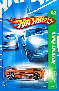 Hot Wheels 2007 Regular Treasure Hunt #5 Mega Thrust Orange w/ OH5SPs - Picture 1 of 2
