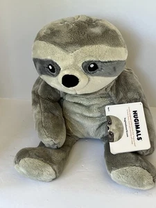 Peluche suave gris pesado Hugimals Sam the Sloth 4,5 libras nuevo con etiquetas - Imagen 1 de 6