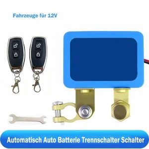 12V 120A Doppelte Fernbedienung Automatisch Auto Batterie Trennschalter Schalter - Bild 1 von 6