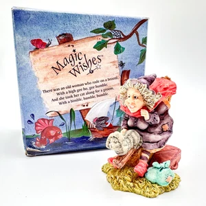 Magic Wishes "High Gee Ho" 1995 Ganz Original Box Resin 2.5" x 2.5" x 3" - Picture 1 of 12