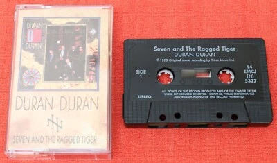 DURAN DURAN - RARE SOUTH AFRICA ISSUE CASSETTE TAPE - SEVEN AND THE RAGGED TIGER - Image 1 of 4