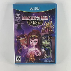 Monster High: 13 Wishes (Nintendo Wii U, 2013) NO MANUAL  - Foto 1 di 5