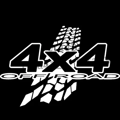 4x4 Off Road Decal Fits: 2005-2009 Dodge Ram 1500 2500 Truck Vinyl Stickers  2pk - Image 1 of 3