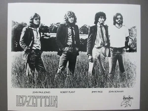 Led Zeppelin black & white 8 X 10 glossy promo photo Outdoors in Field ! - Picture 1 of 1