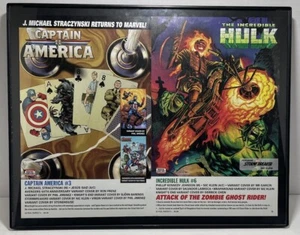 MCU's Captain America & The Incredible Hulk Comic Wall Art Framed 11”x 14” - Picture 1 of 4