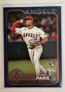 2024 Topps Serie 2 Kyren Paris R/C Bordo Blu - Foto 1 di 2
