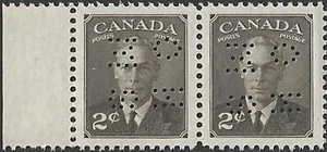 Canada #O285 Pair "King George VI" Brand New 1949 Ohms Postes Postage (C) - Imagen 1 de 2