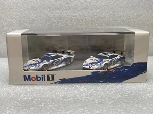 Sparky 1/64 Porsche 911 GT1 2-car set 24h Le Mans 1996 25 26 ESSO Mobil1 Special - Picture 1 of 8