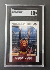 2015-16 Panini LeBron James NBA Hoops #14 SGC 10 Chalk Toss Iconic