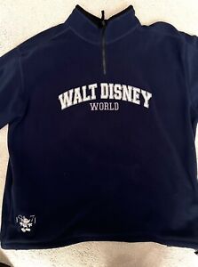 Walt Disney World Disneyland Pullover Fleece 1971 Mickey Mouse
